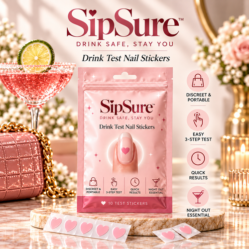 SipSure™ Drink Testing Stickers